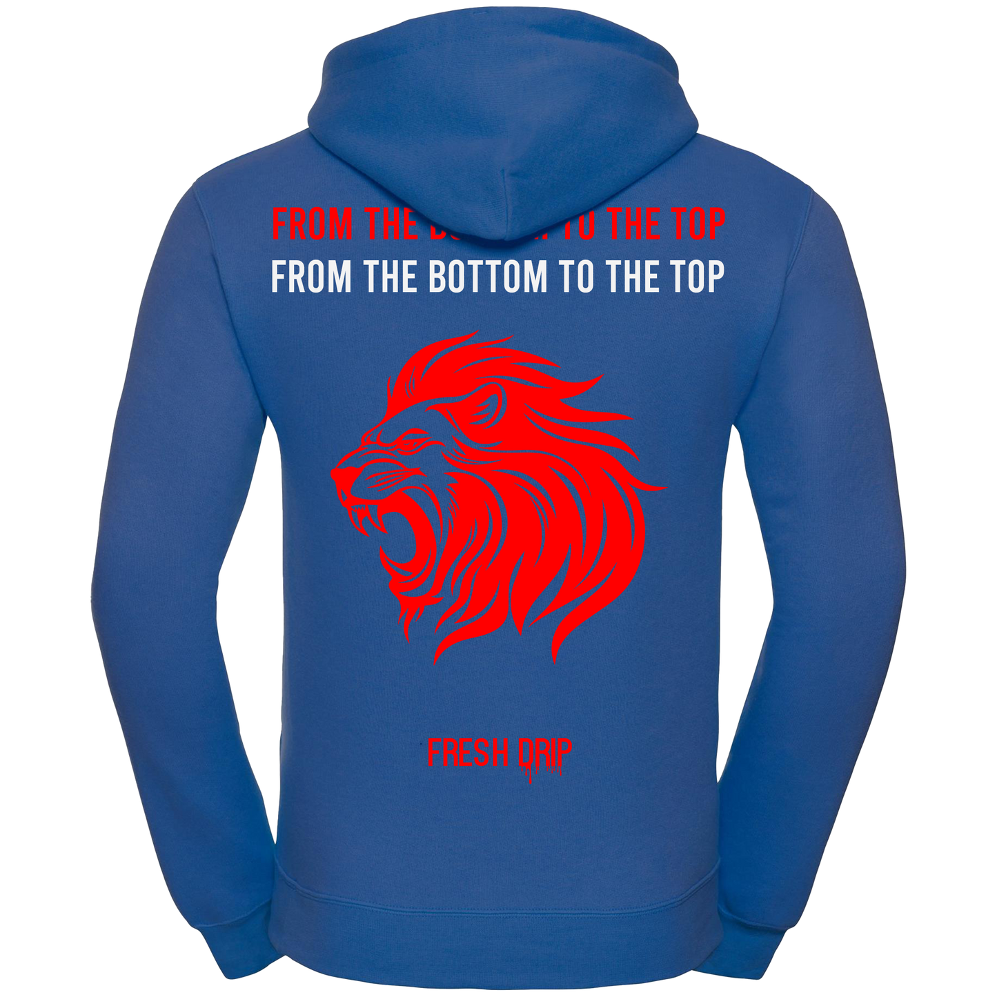 Fresh Drip - Lion Hoodie Blue